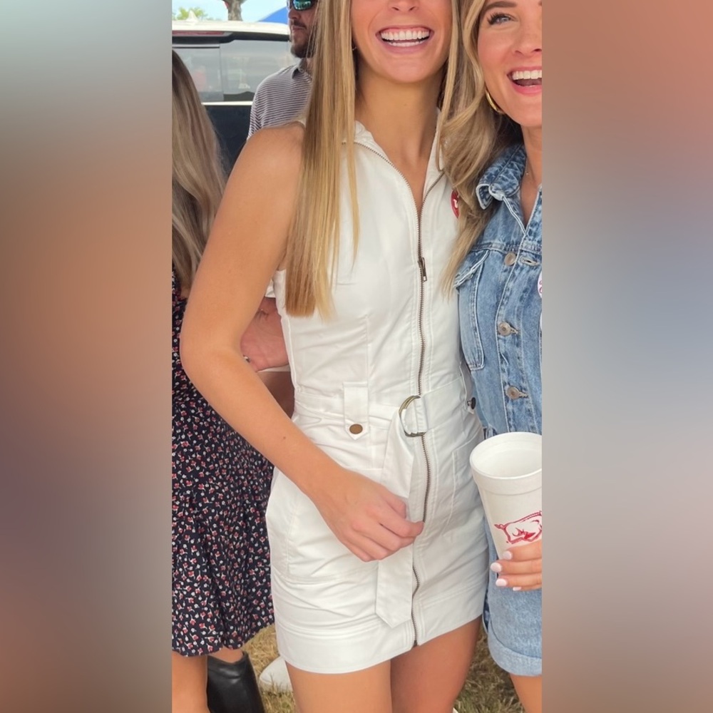 XS Superdown Belted Mini Dress